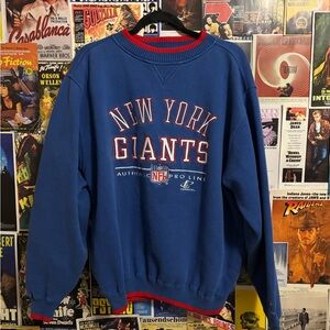 Logo Athletic Blue New York Giants Sweatshirt